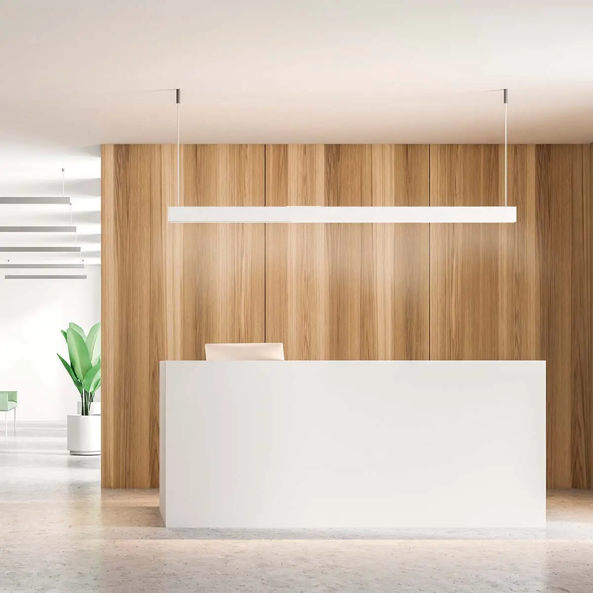 Perfil de aluminio linear 75×50 mm – Anodizado – Cover opal blanco – 2 m. PER-24-2M - Imagen 3