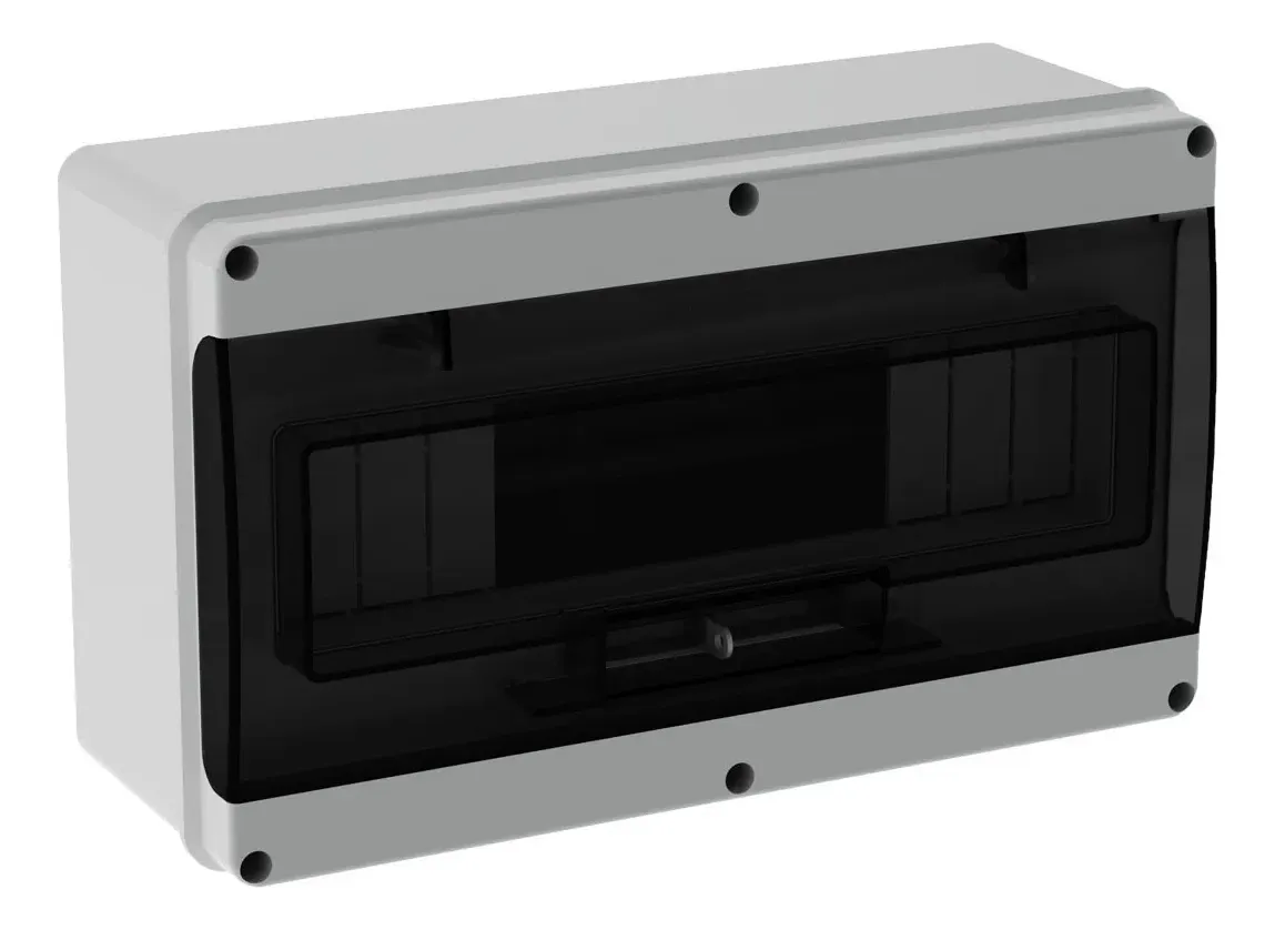 Gabinete DIN Luxury Max 12 Módulos – Conextube (IP65)