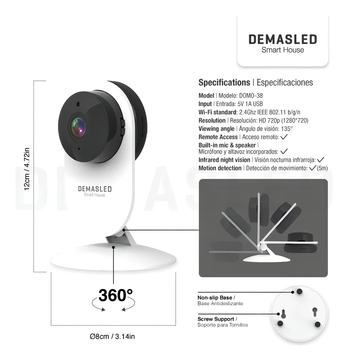 Wifi Smart Camara. Demasled - Imagen 3