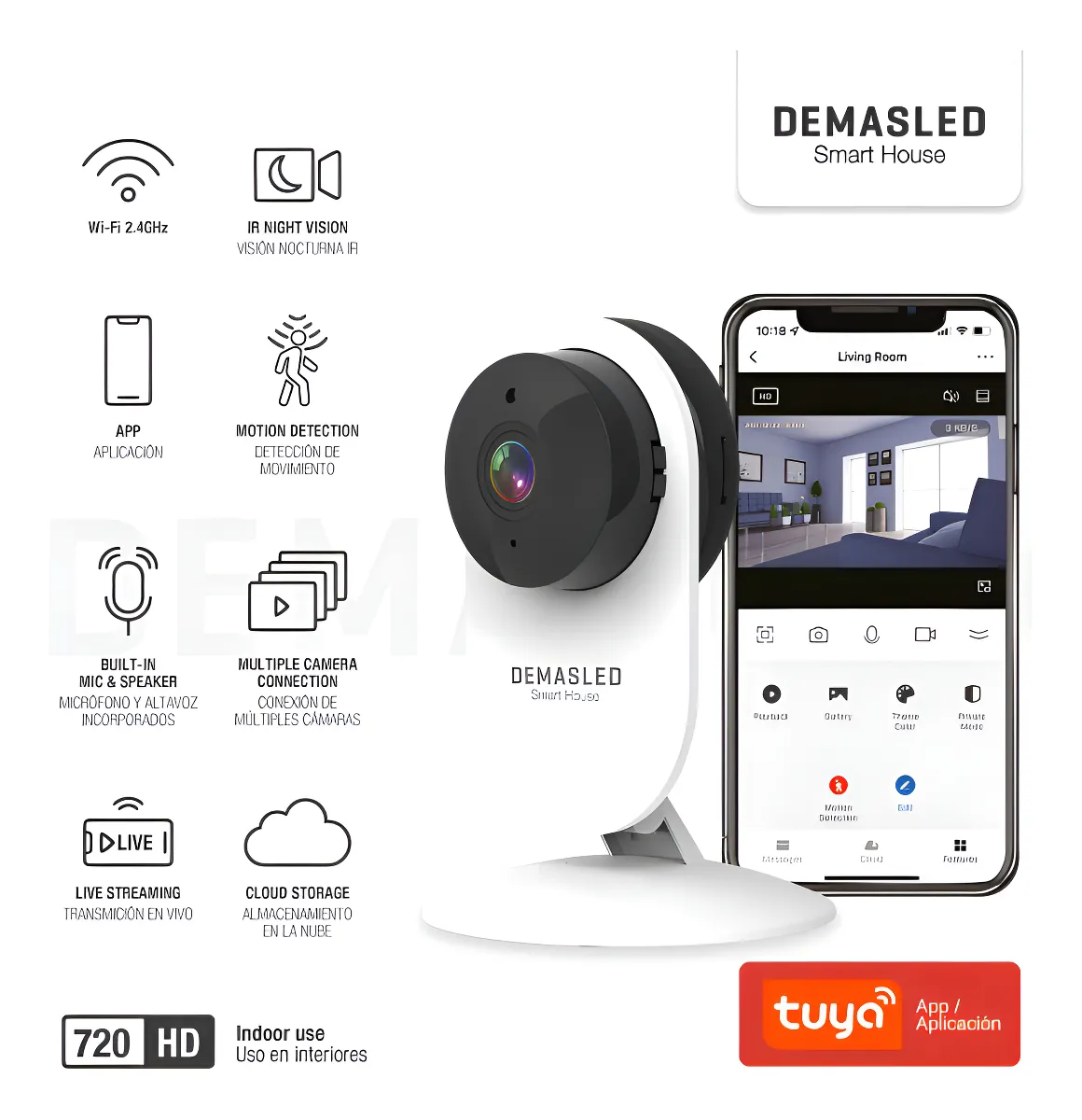 Wifi Smart Camara. Demasled - Imagen 2