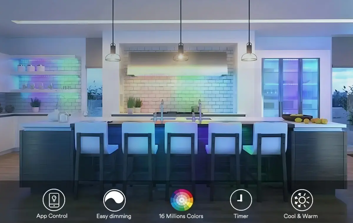 Lámpara LED RGB Smart WiFi 9W E27 – Linda Smart - Imagen 4