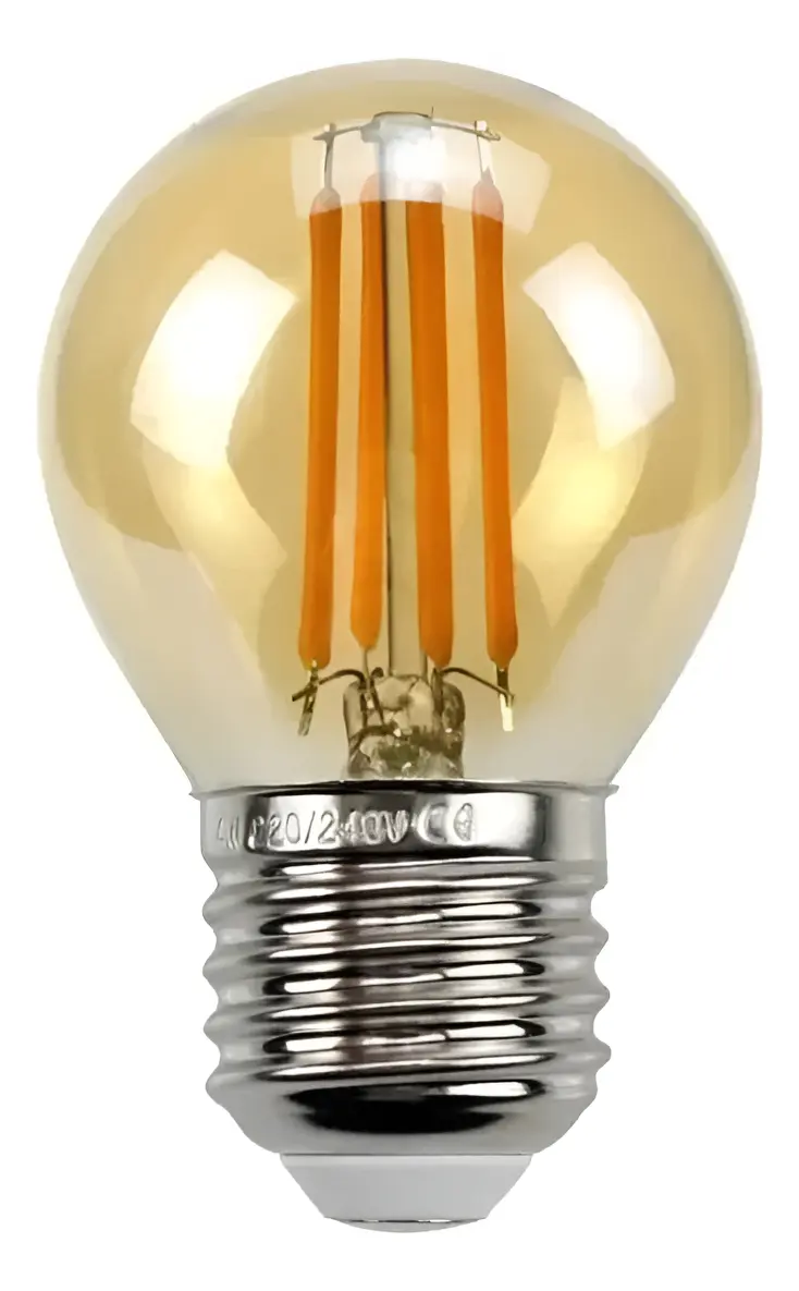 Lámpara LED Filamento Gota 4 W – Ámbar Vintage – E27 – 3000 K - Imagen 2