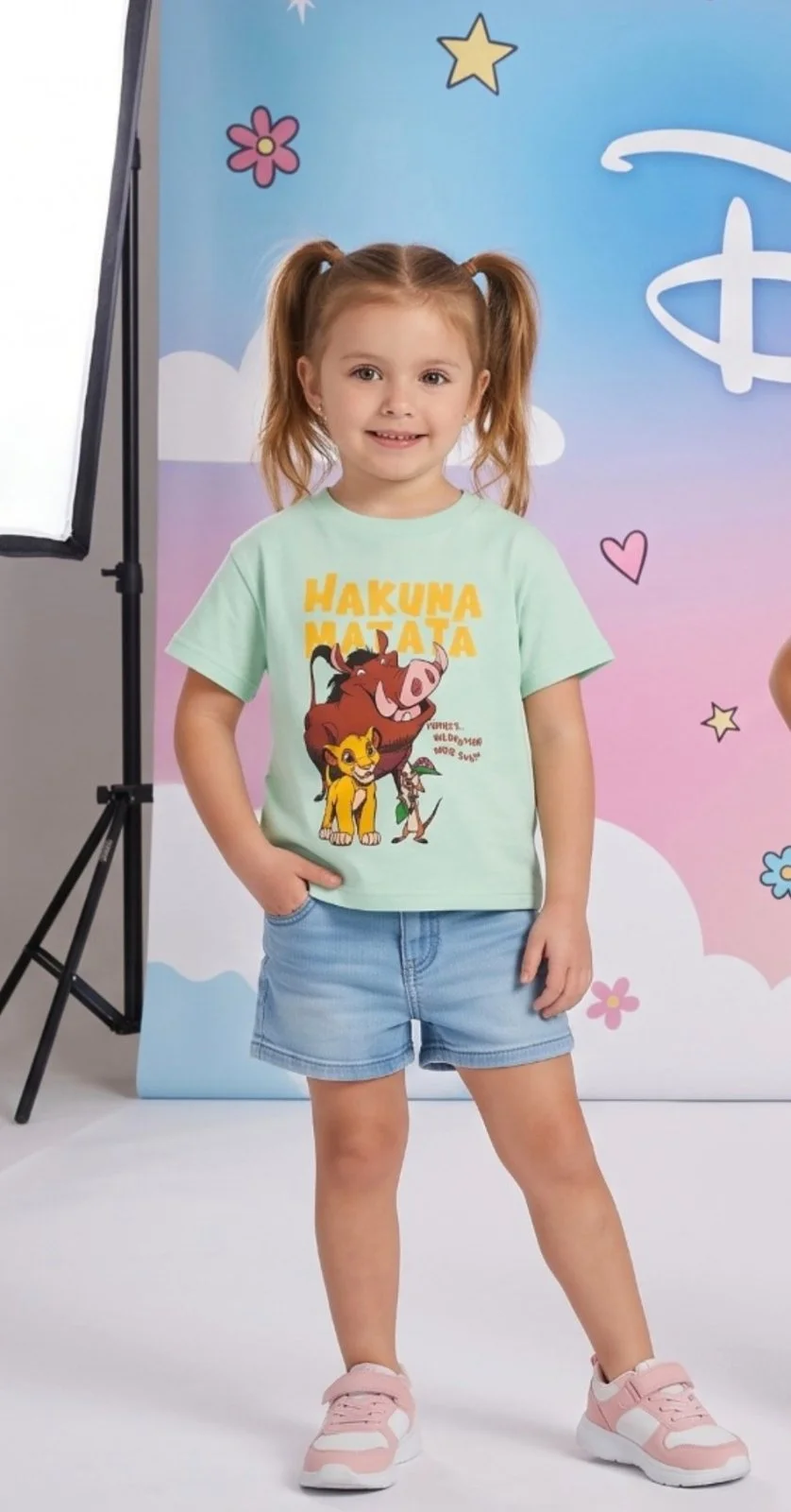 Remera Bebé Disney Hakuna Matata verde