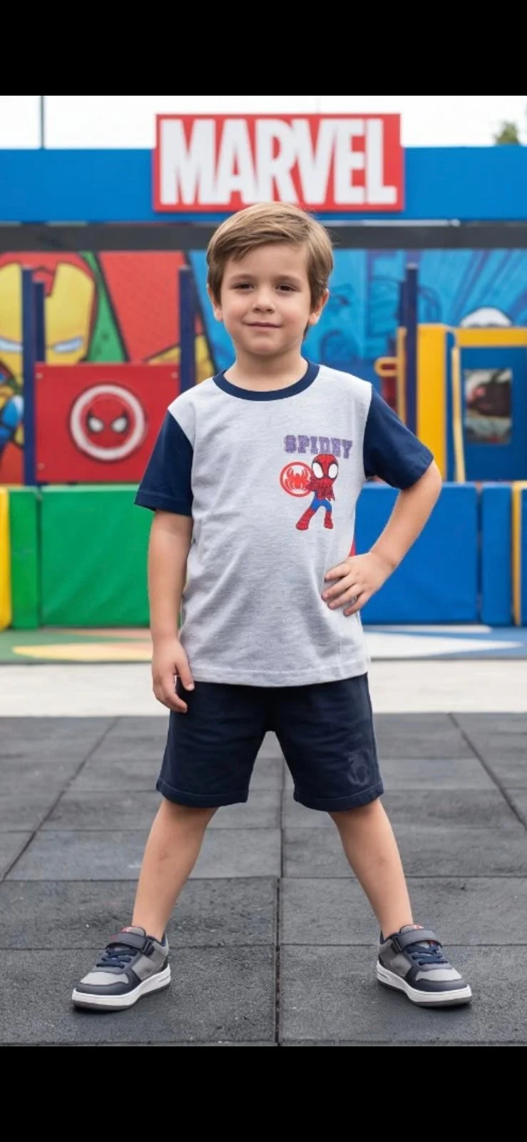 Remera de algodón Marvel Spidey - Imagen 1