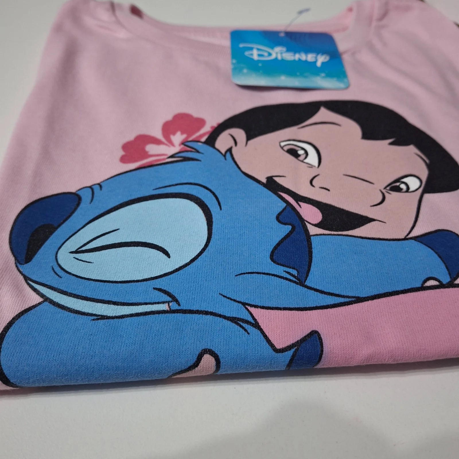Remera nena Lilo y Stitch Hugs