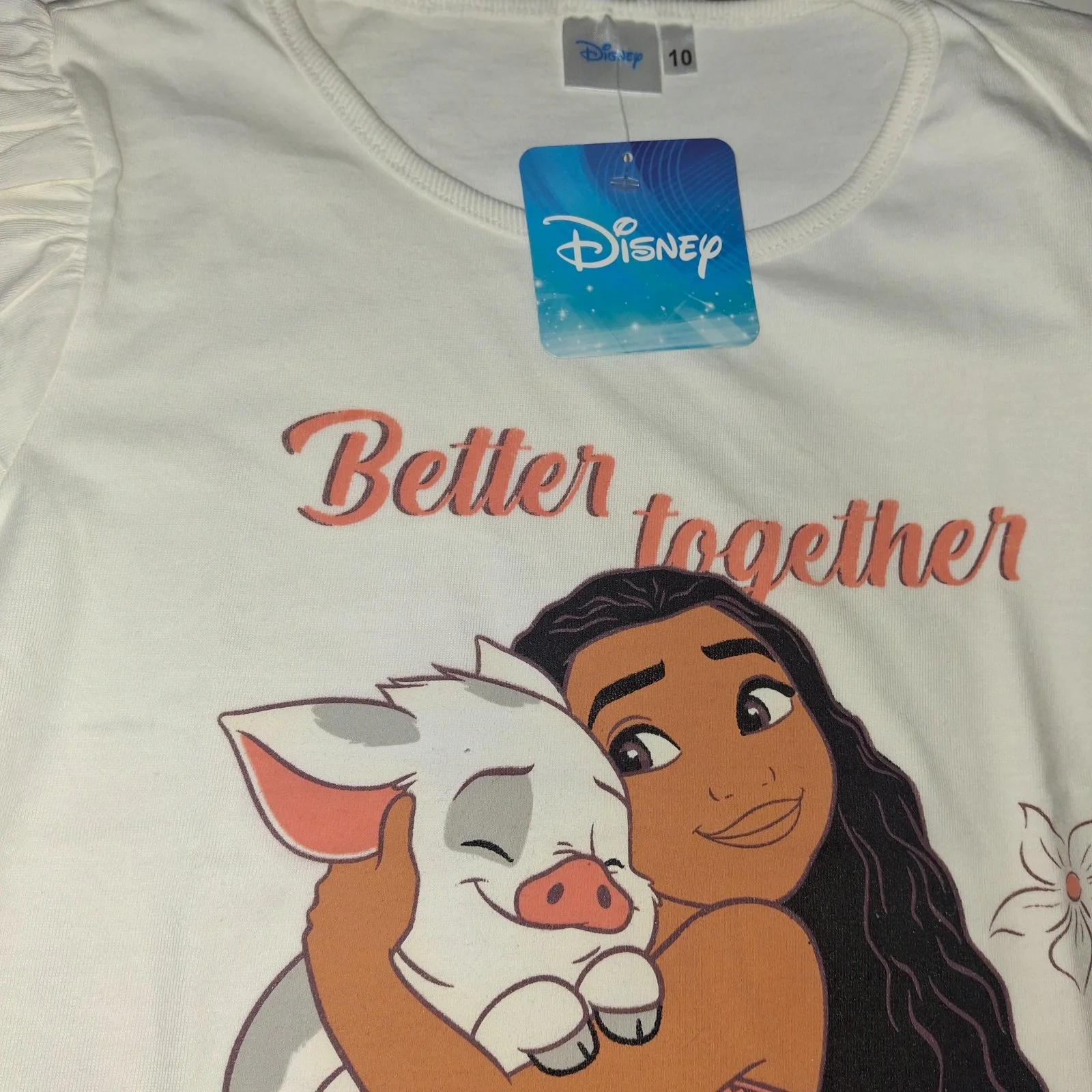 Remera nena algodón Disney Moana Better Together - Imagen 2