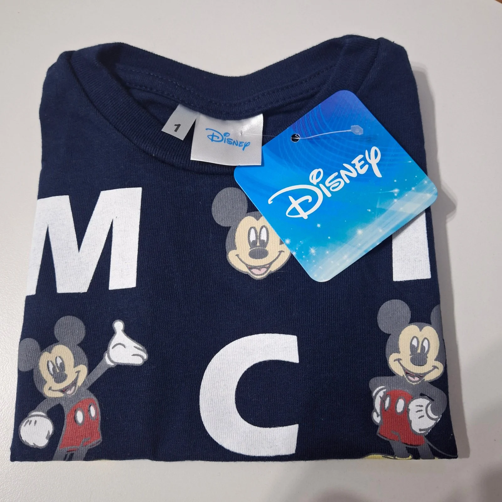 Remera de algodón Disney Mickey bebé azul - Imagen 5