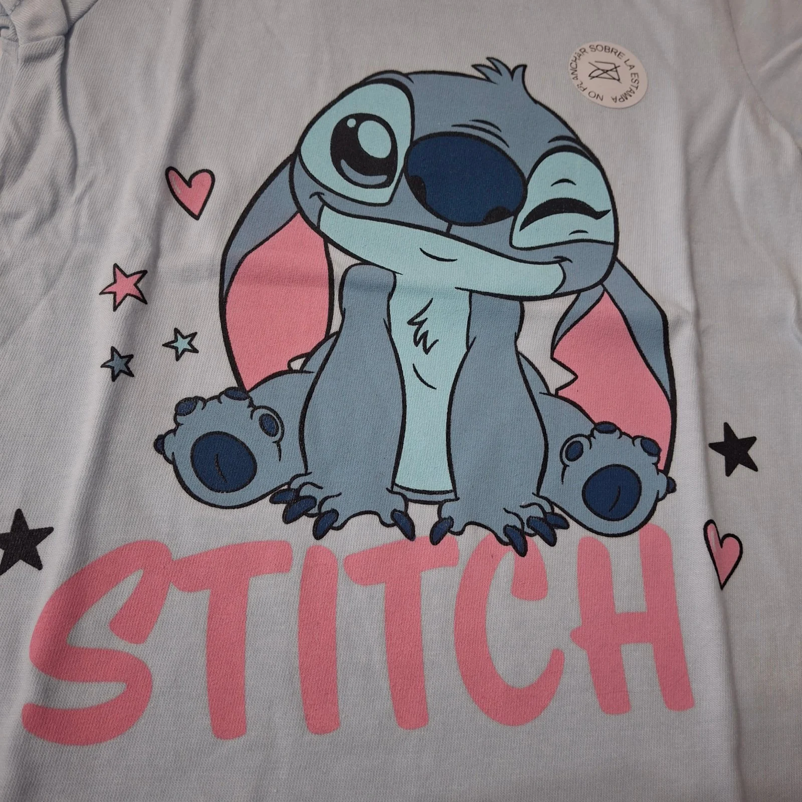 Remera bebé Disney Stitch celeste - Imagen 2