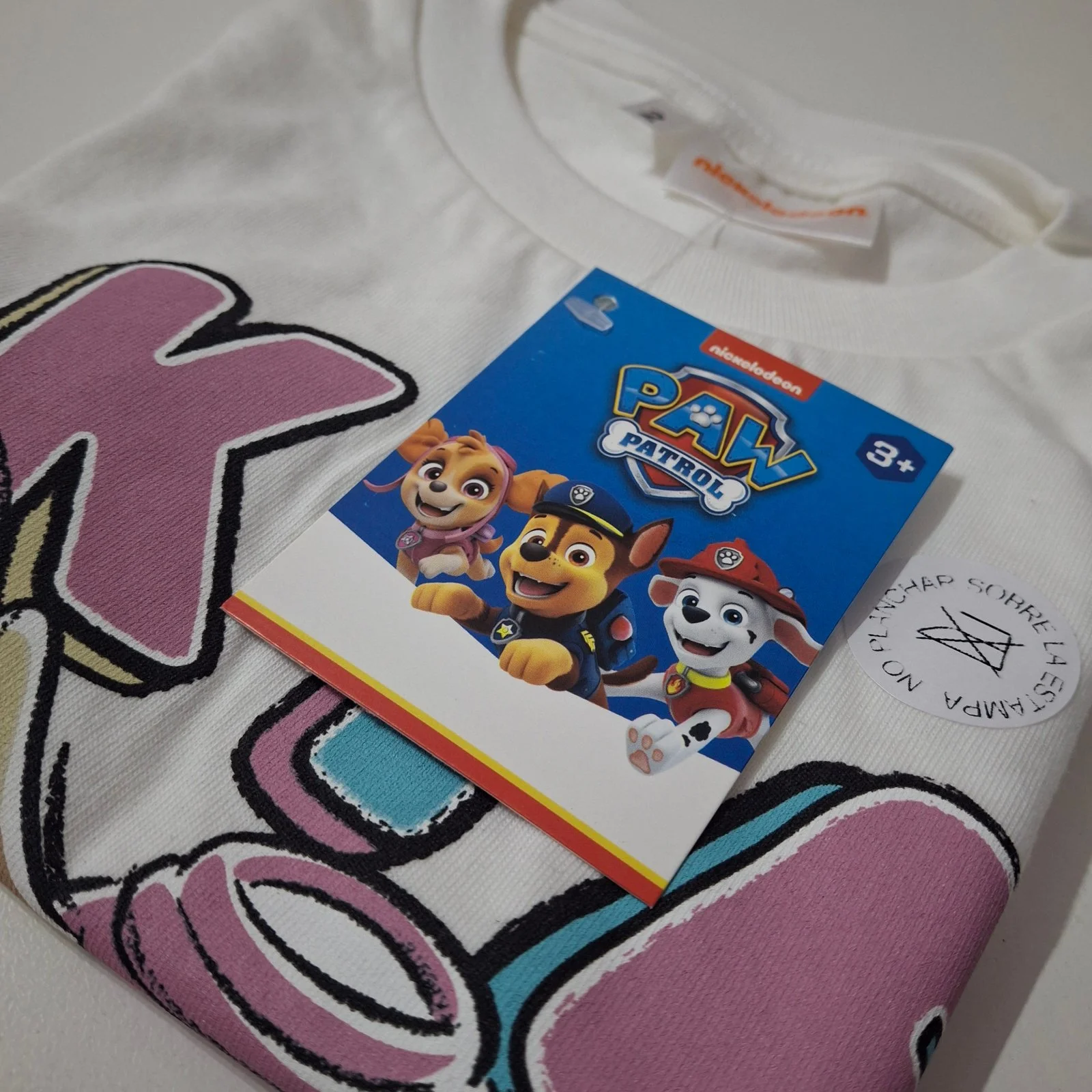 Remera bebé Paw Patrol Skye blanca - Imagen 4