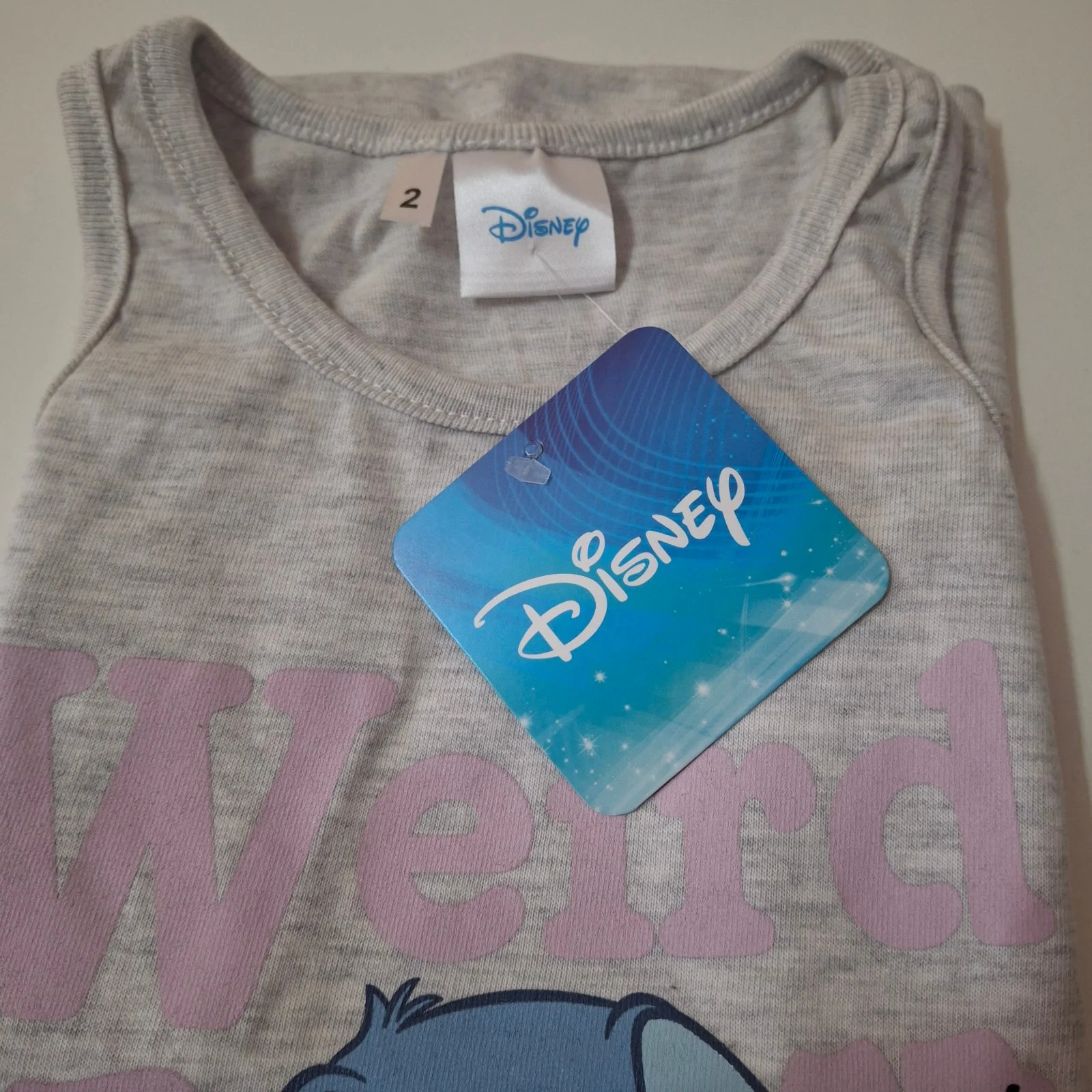 Musculosa bebé Disney Stitch weird gris - Imagen 3