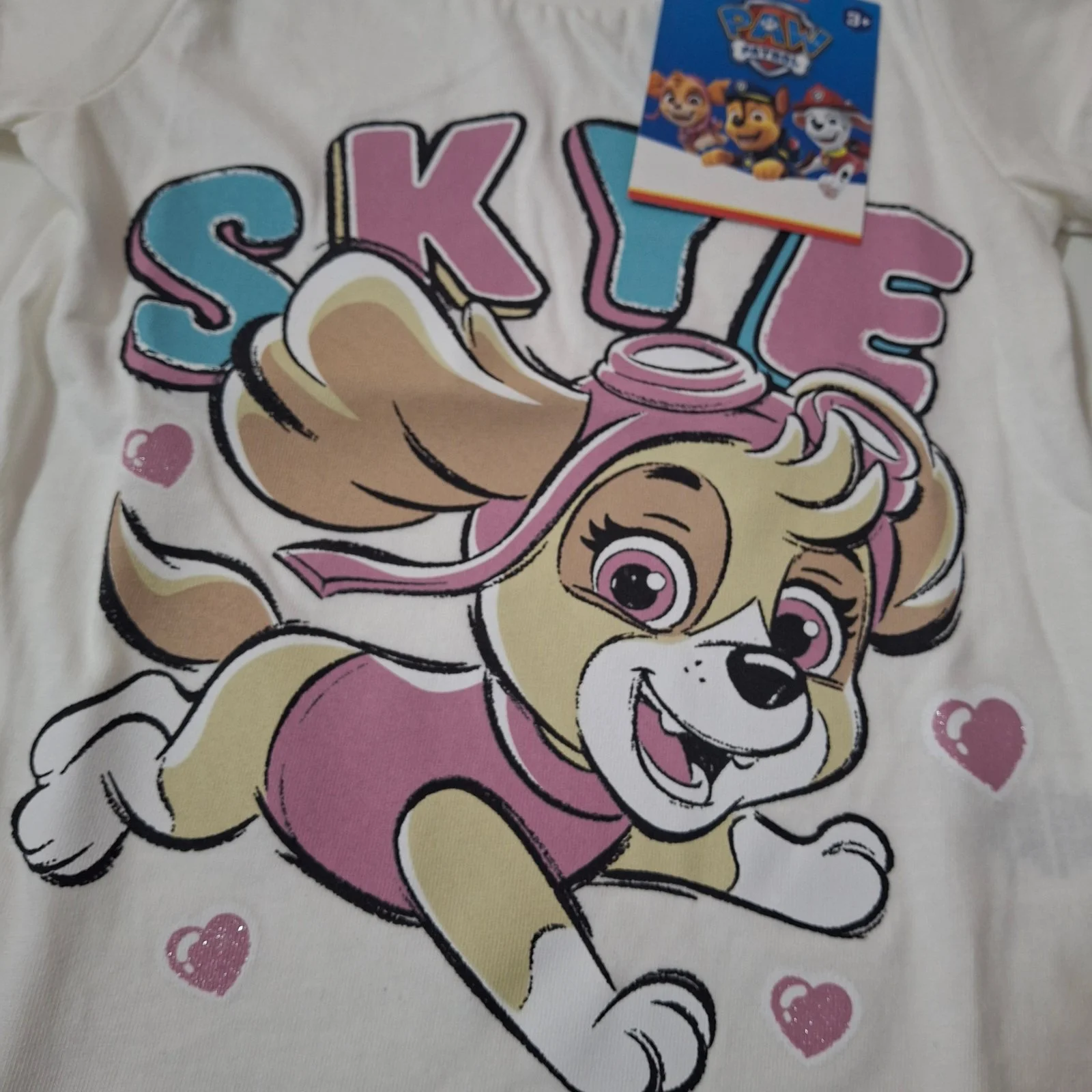 Remera bebé Paw Patrol Skye blanca - Imagen 2