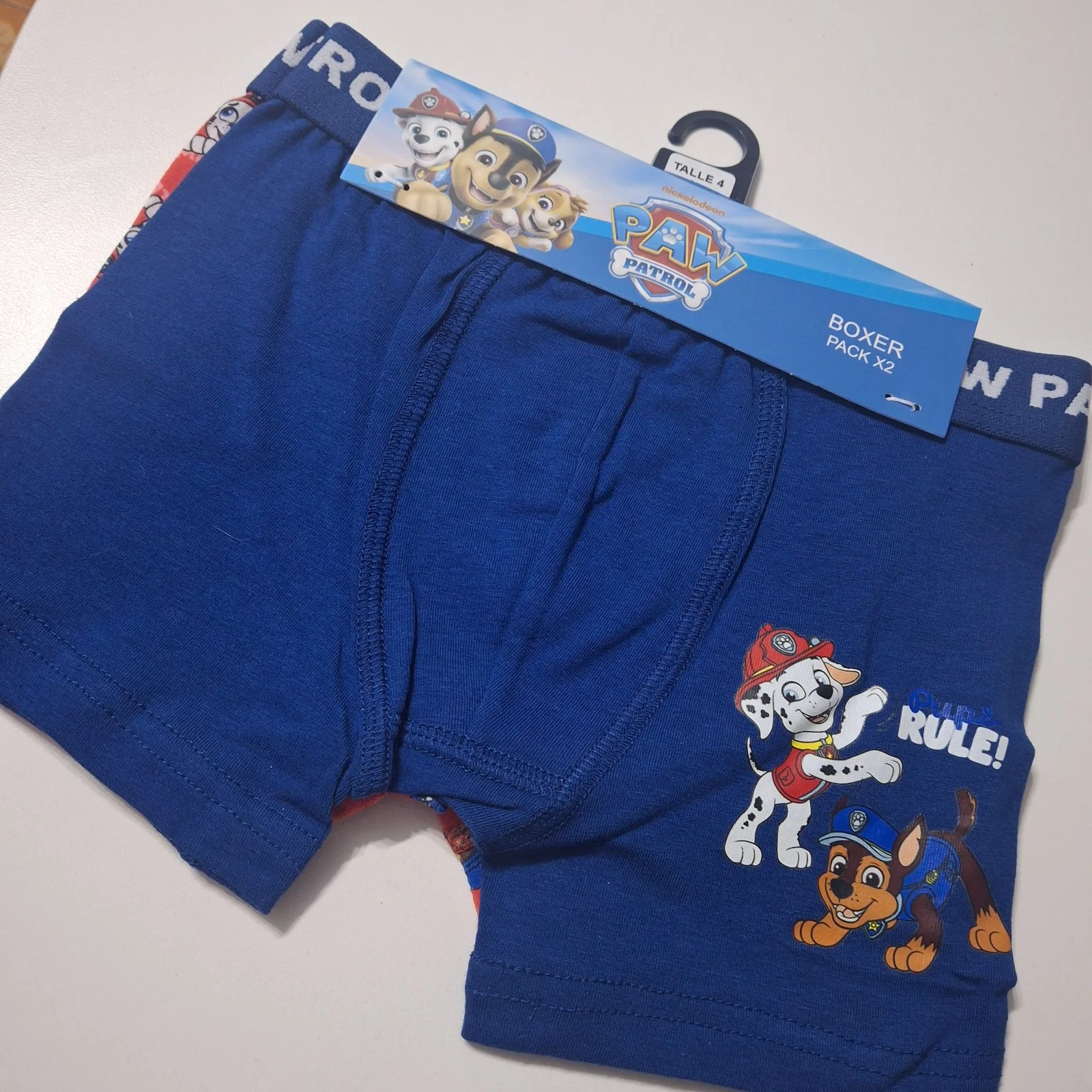 Boxer Nikelodeon Paw Patrol pack ×2