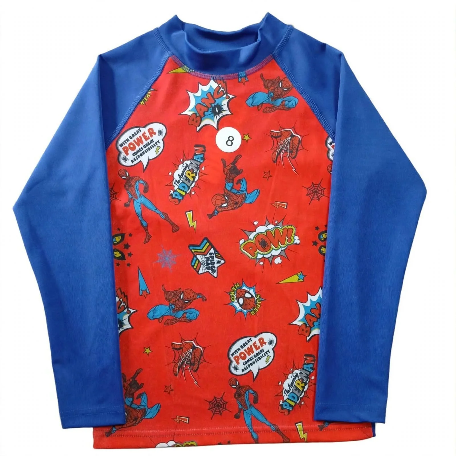 Camiseta UV50 Marvel Comic Spiderman manga larga