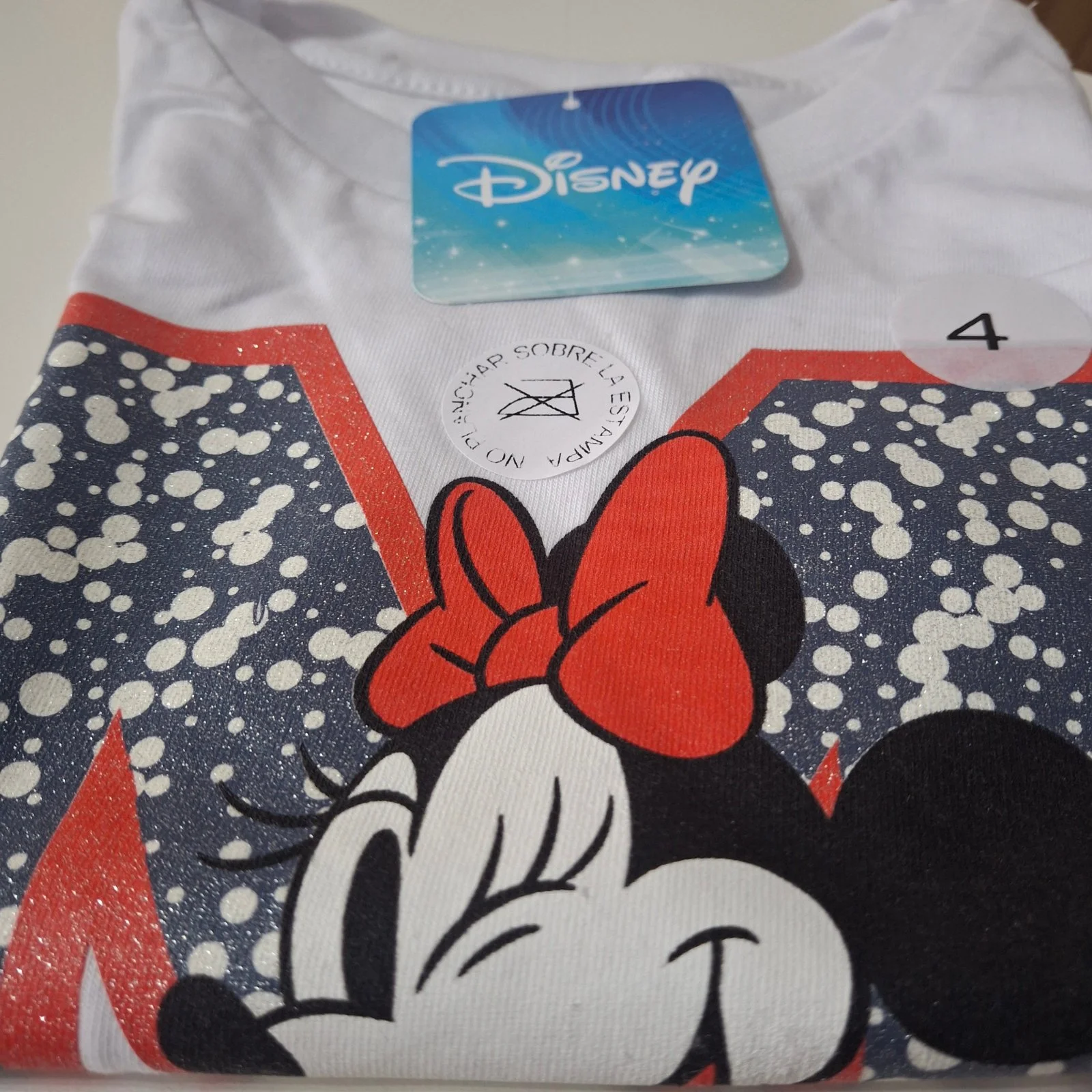 Remera bebé Disney Minnie estampa M - Imagen 4