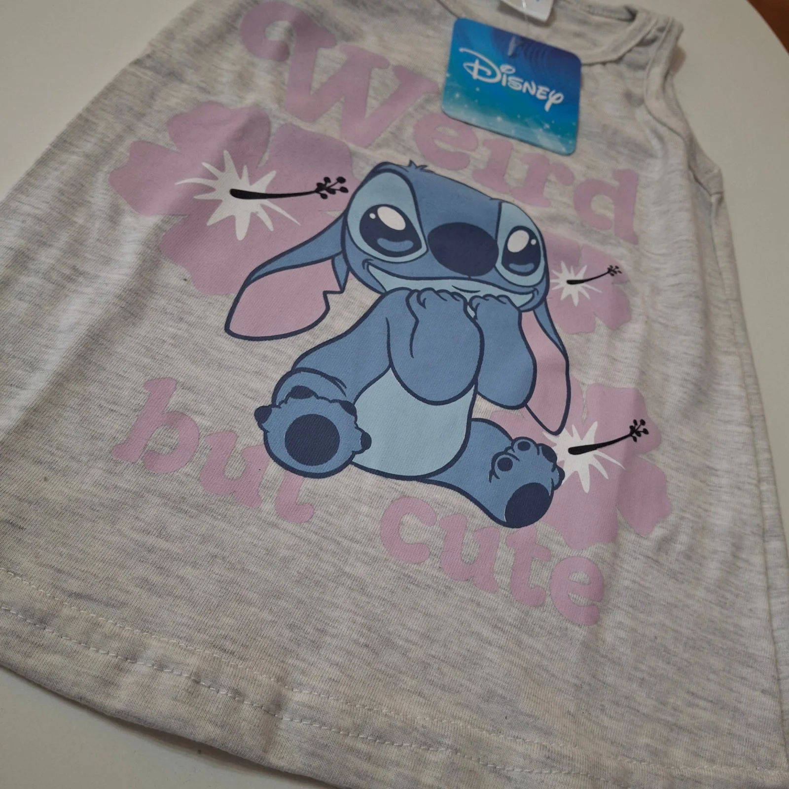 Musculosa bebé Disney Stitch weird gris - Imagen 2