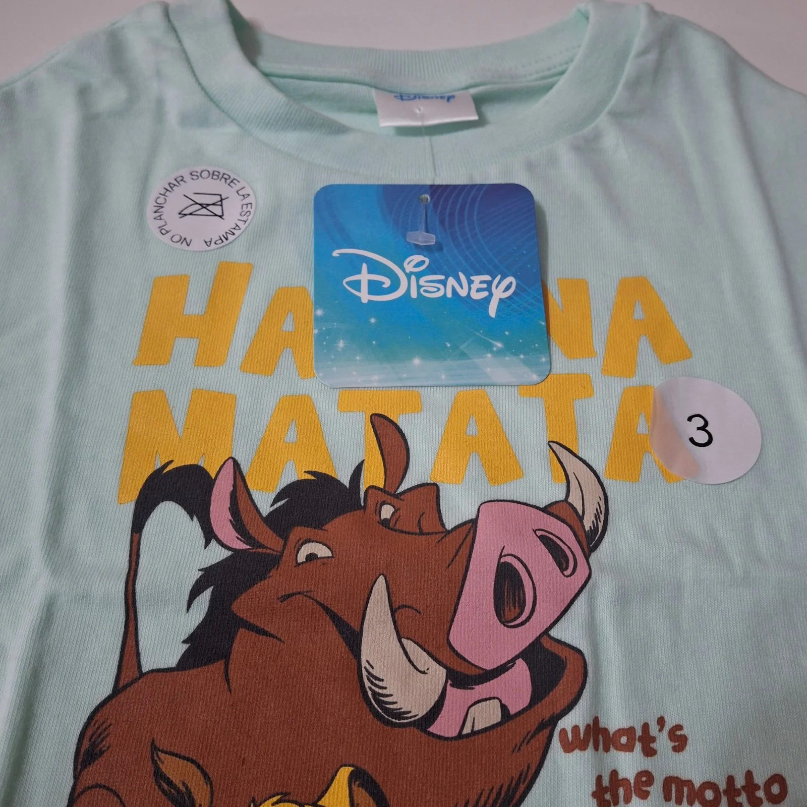 Remera Bebé Disney Hakuna Matata verde - Imagen 2