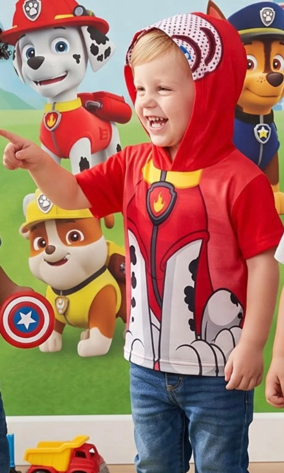 Camiseta bebé Paw Patrol disfraz Marshall - Imagen 2