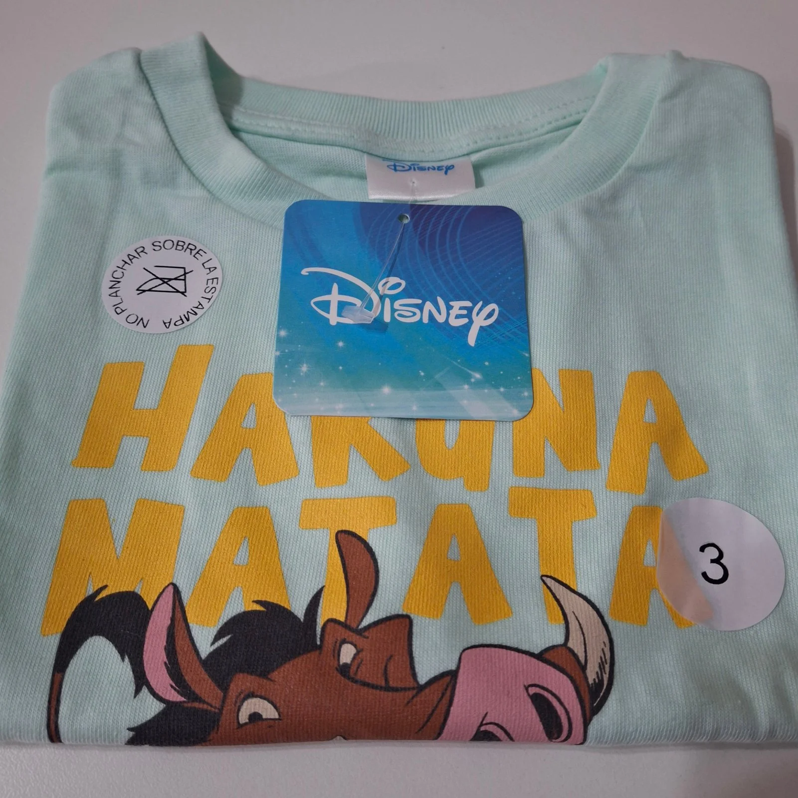 Remera Bebé Disney Hakuna Matata verde - Imagen 4