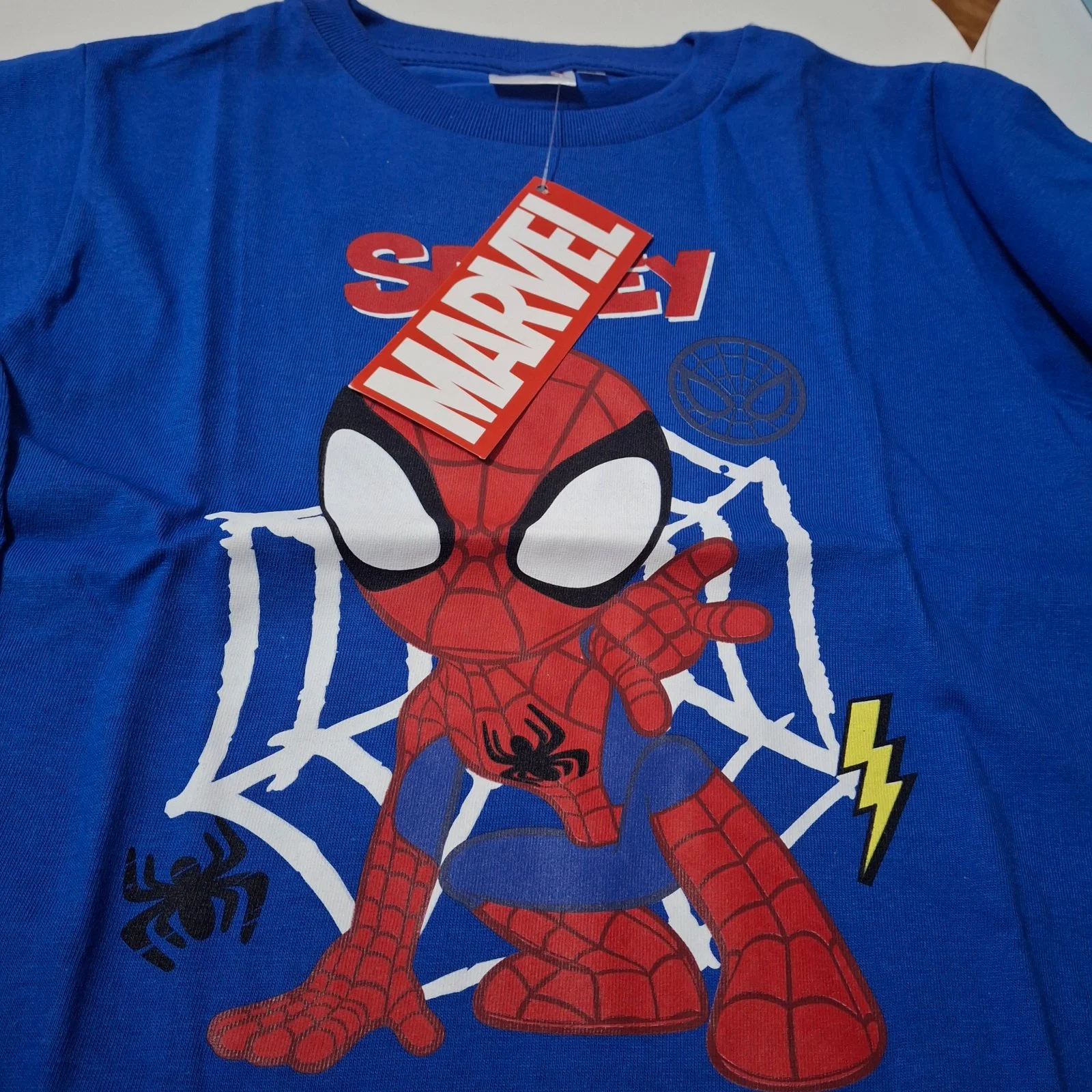 Remera de algodón Spidey Marvel azul - Imagen 2