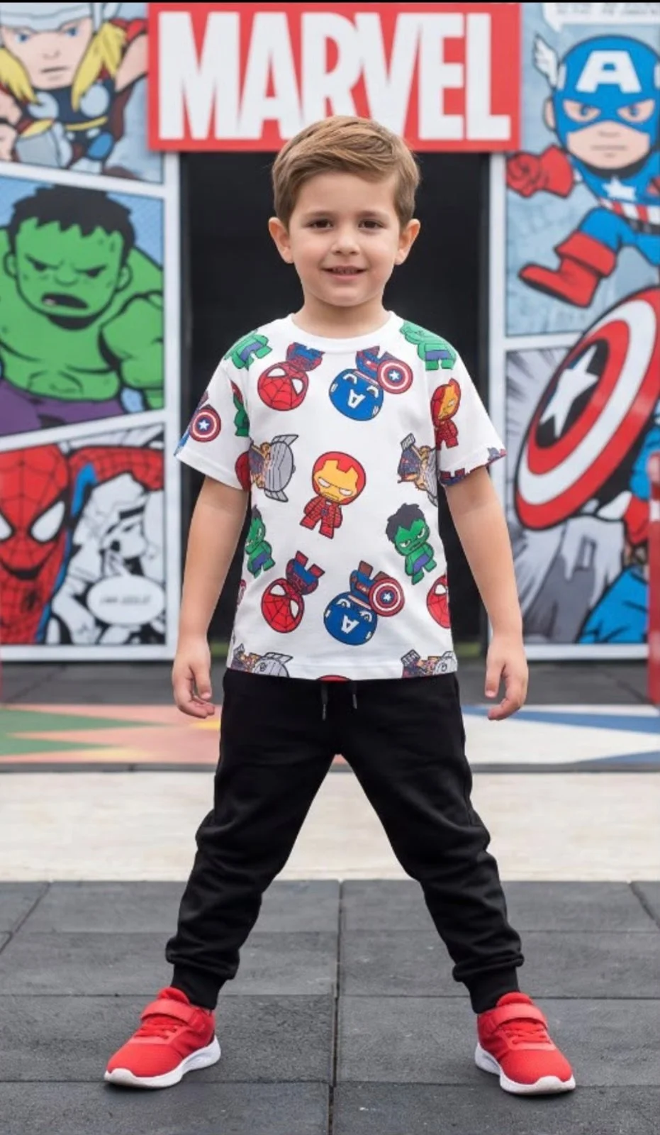 Remera 100% algodón Marvel — Bebés - Imagen 2