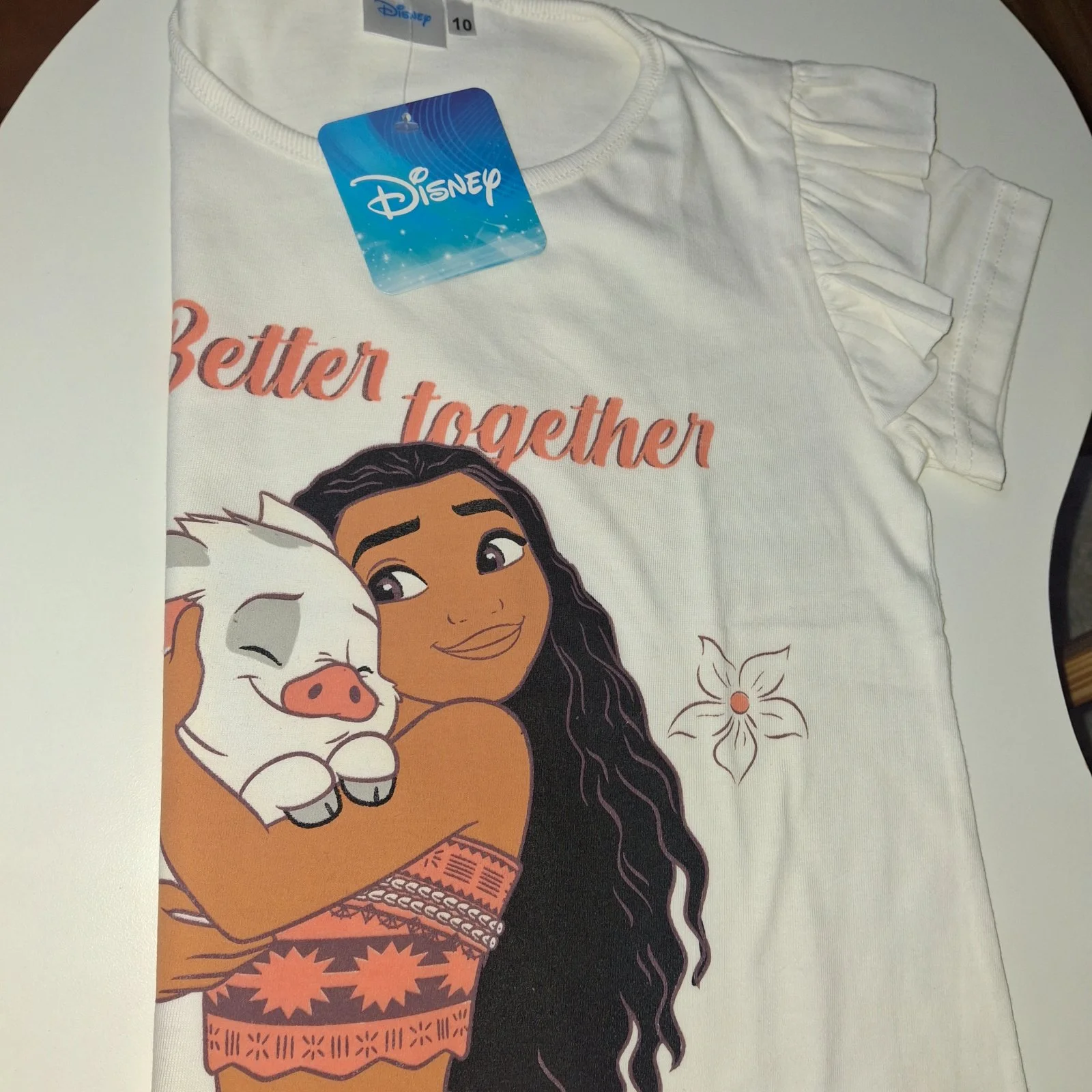 Remera nena algodón Disney Moana Better Together - Imagen 3