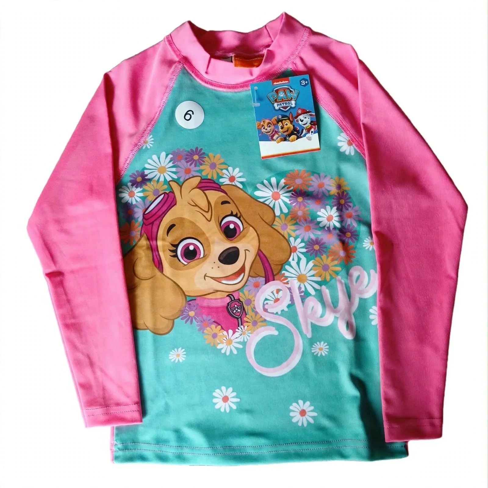 Camiseta larga Paw Patrol — Licencia Oficial Nickelodeon