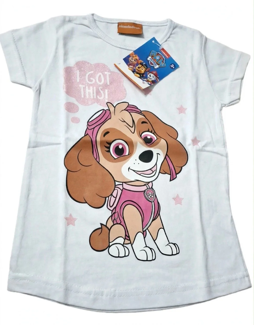 Remera de algodón Nickelodeon Paw Patrol Skye