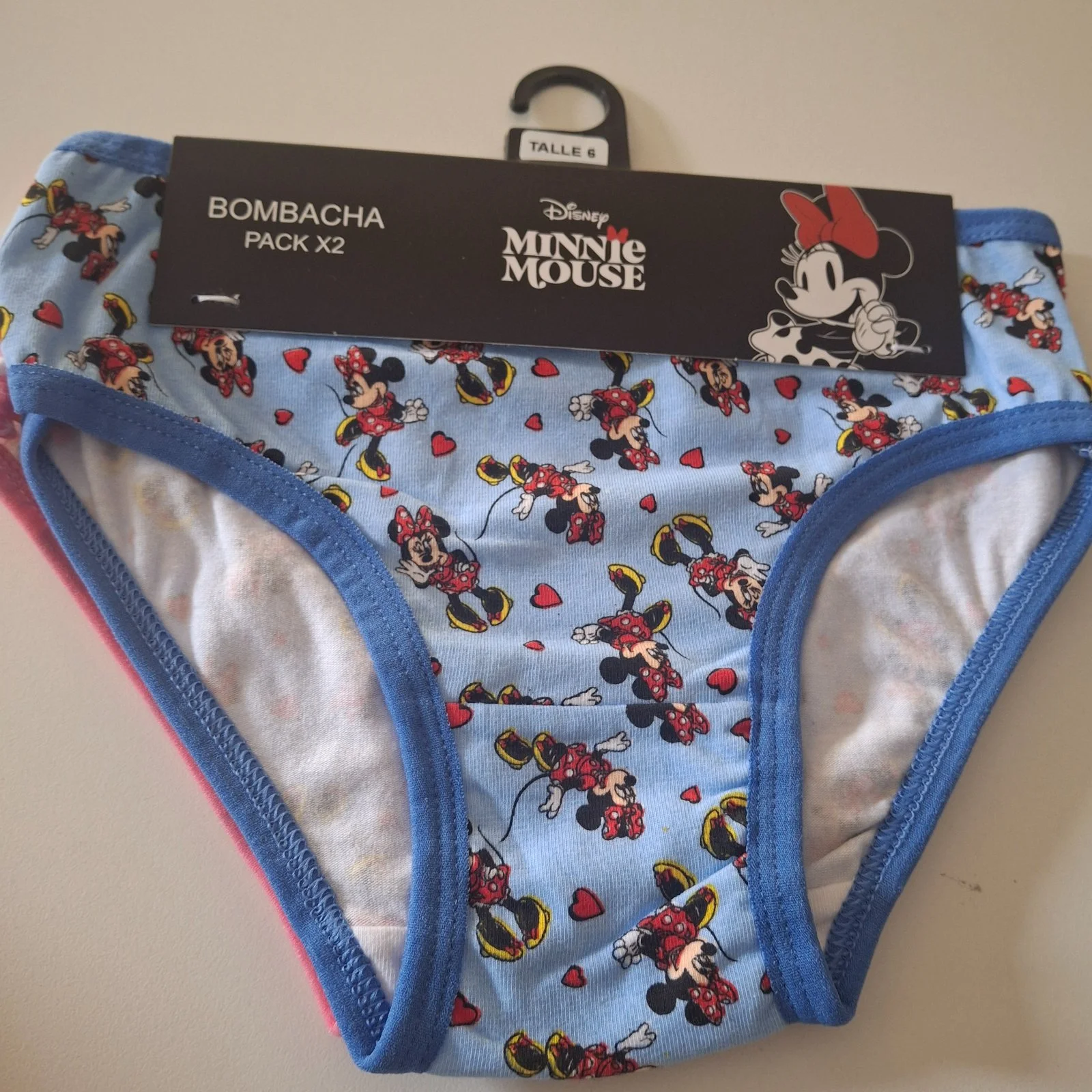 Bombacha 100% algodón Disney Minnie Mouse