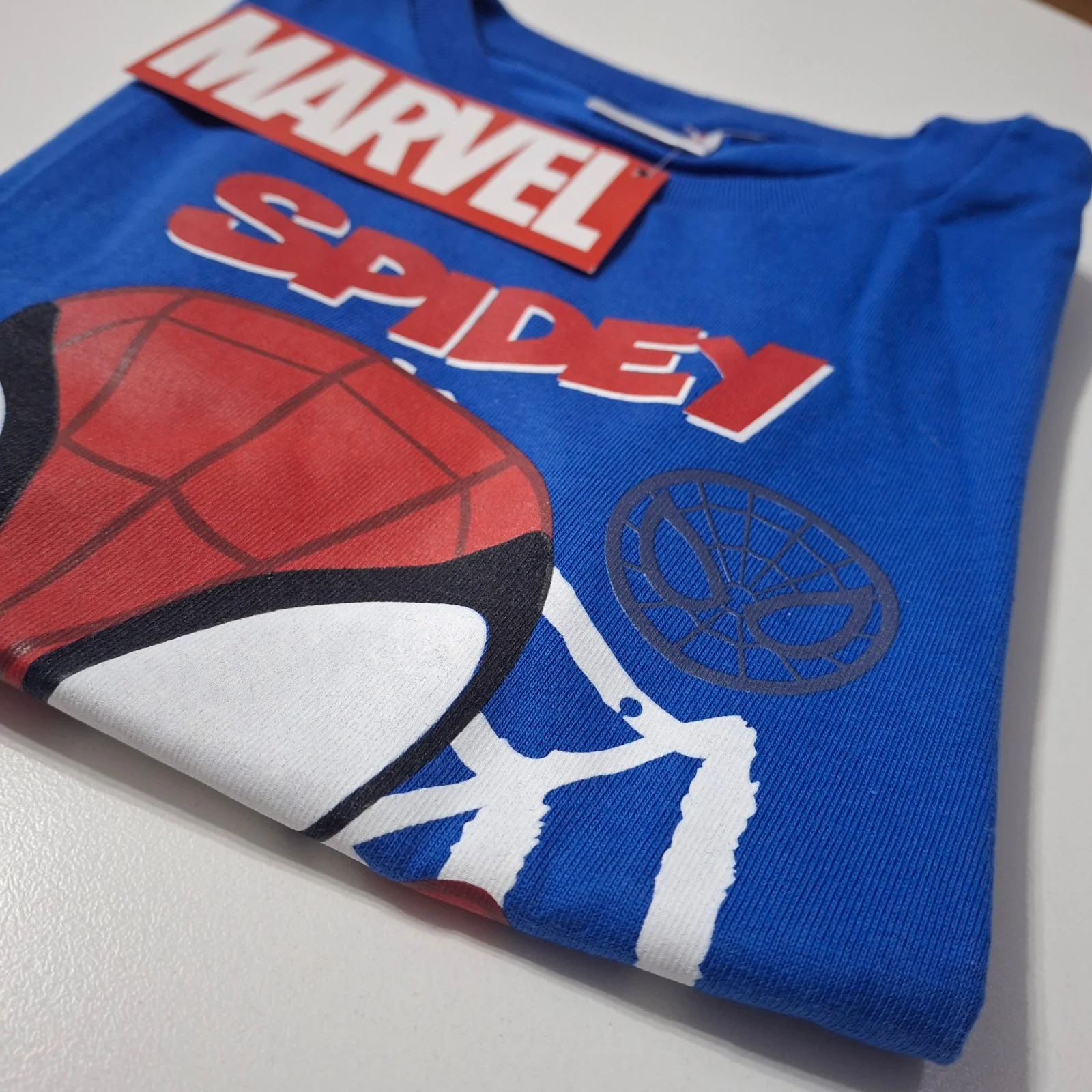Remera de algodón Spidey Marvel azul - Imagen 4
