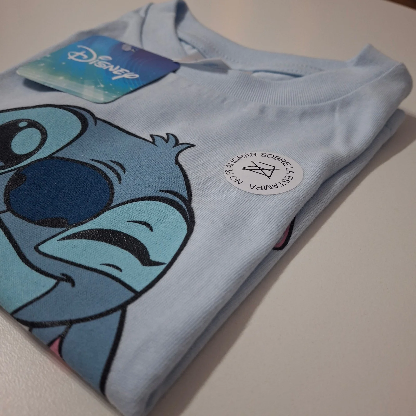 Remera bebé Disney Stitch celeste - Imagen 4