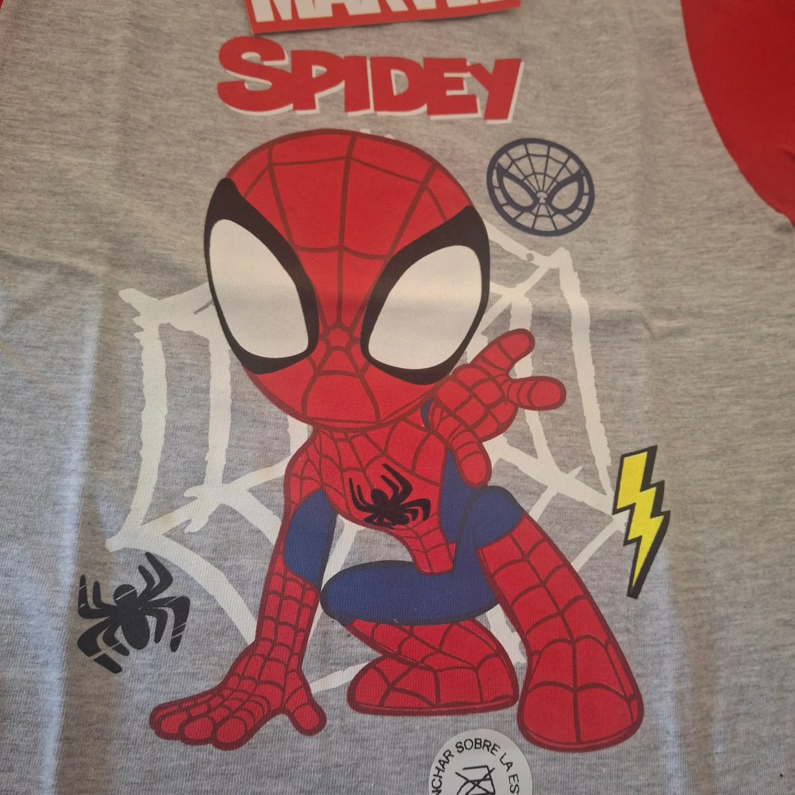 Remera bebé algodón Marvel Spidey - Imagen 3