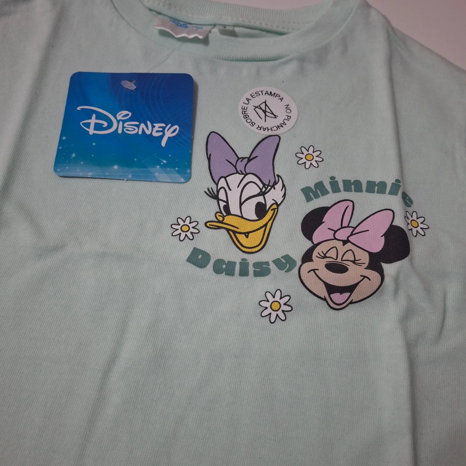 Remera Disney Minnie y Daisy verde