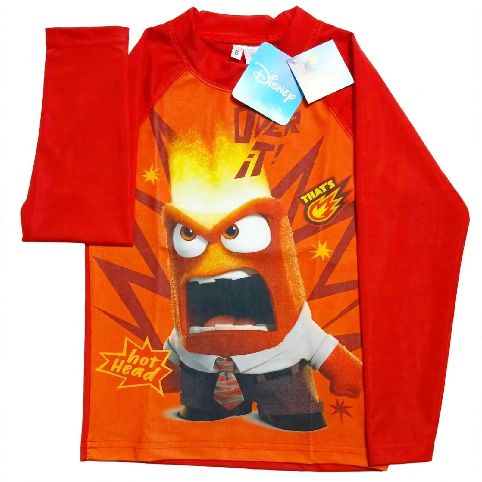 Camiseta UV50 Disney Intensamente Furia