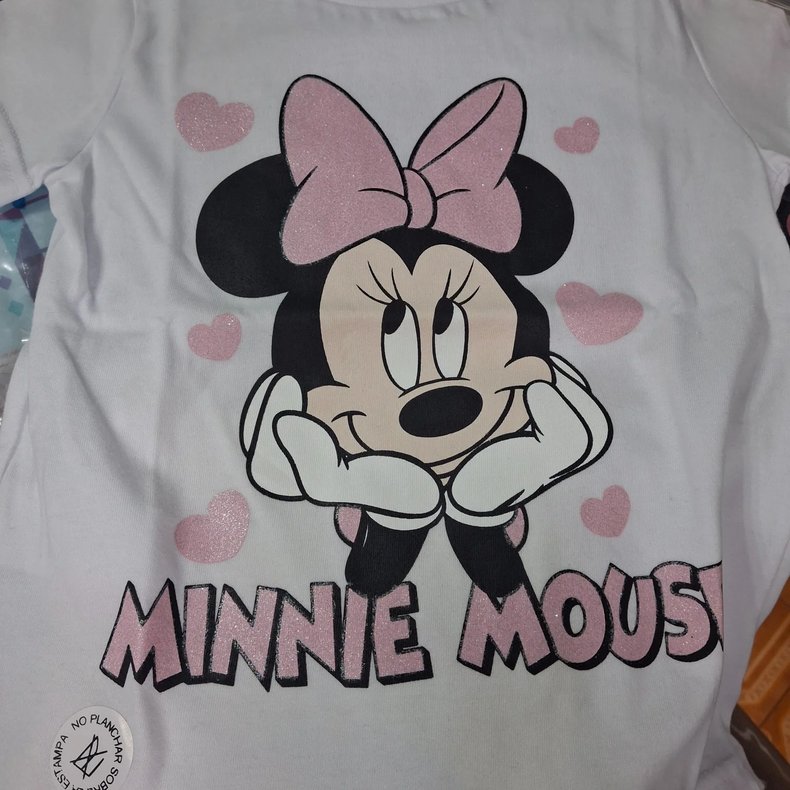 Remera Minnie Corazones