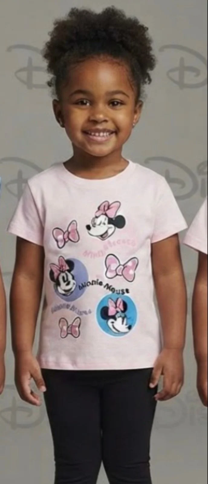 Remera de algodón Disney Minnie Moños rosa - Imagen 2