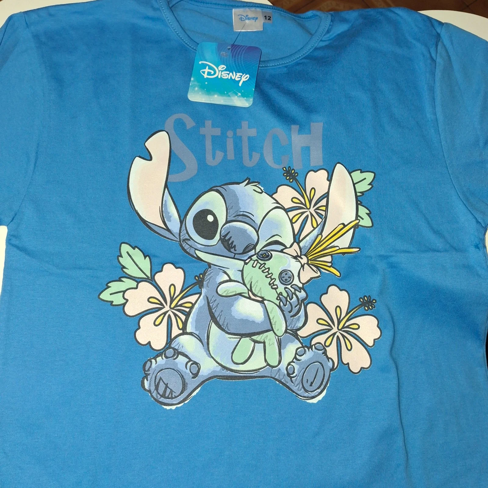 Remera  nena de algodón Disney Stitch