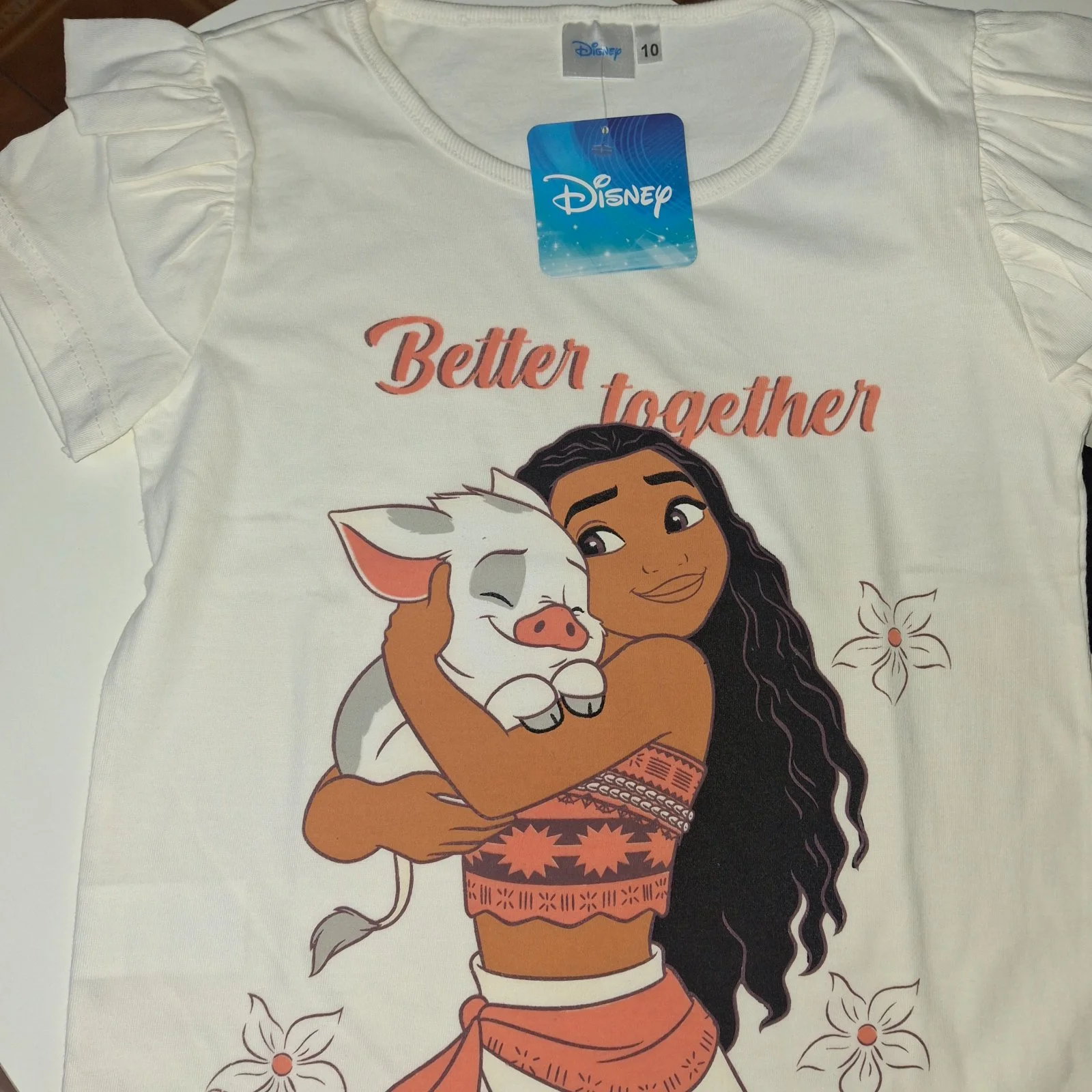 Remera nena algodón Disney Moana Better Together