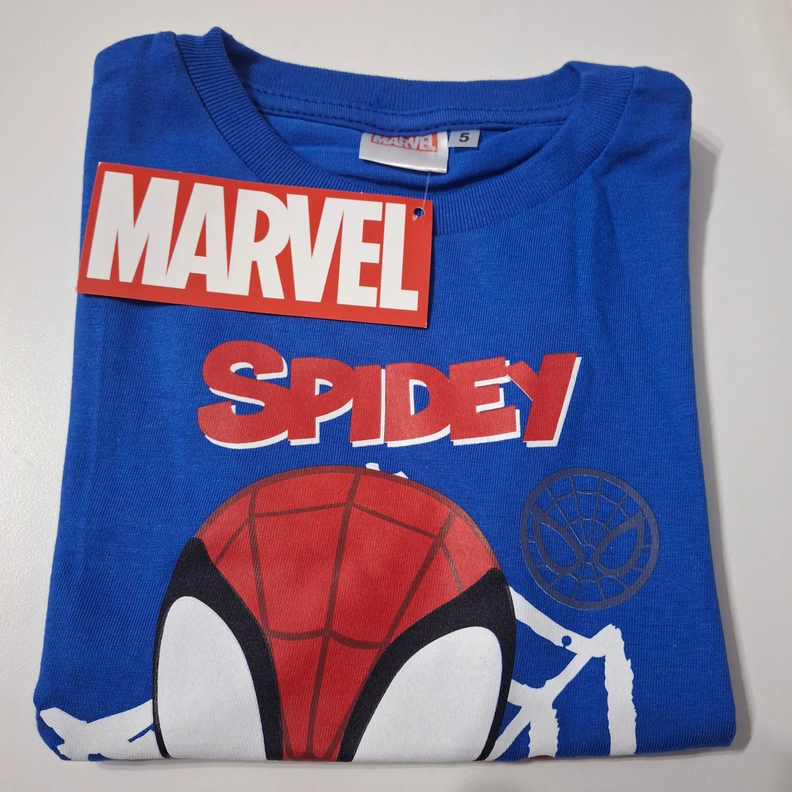 Remera de algodón Spidey Marvel azul - Imagen 3