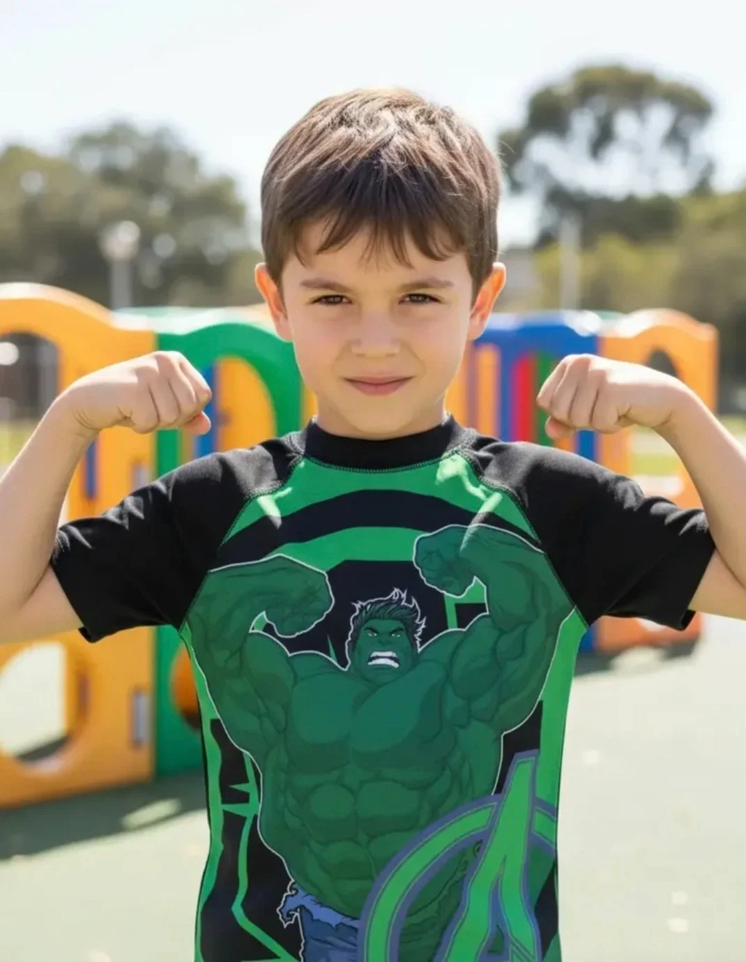 Camiseta UV50 Hulk — Licencia Oficial Marvel