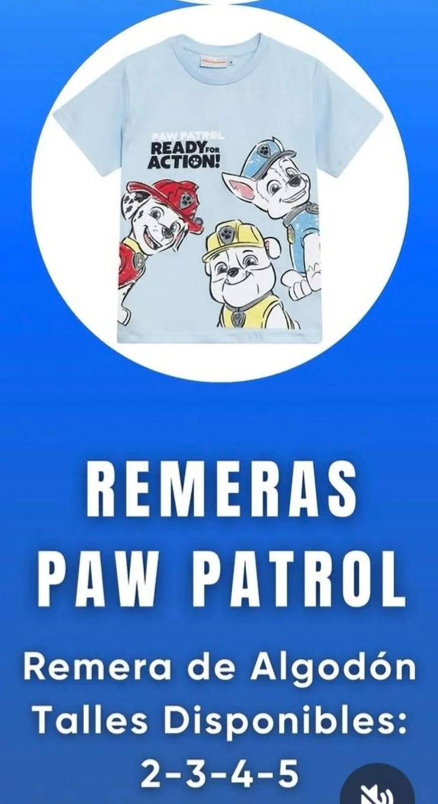 Remera de algodón Nikelodeon Paw Patrol - Imagen 2