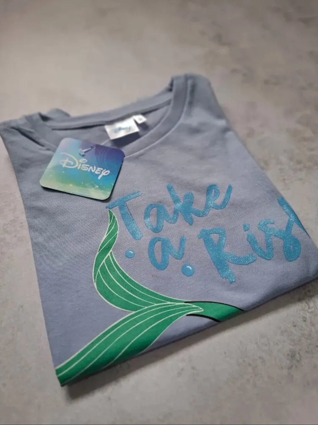 Remera de algodón Disney Ariel con volados - Imagen 2
