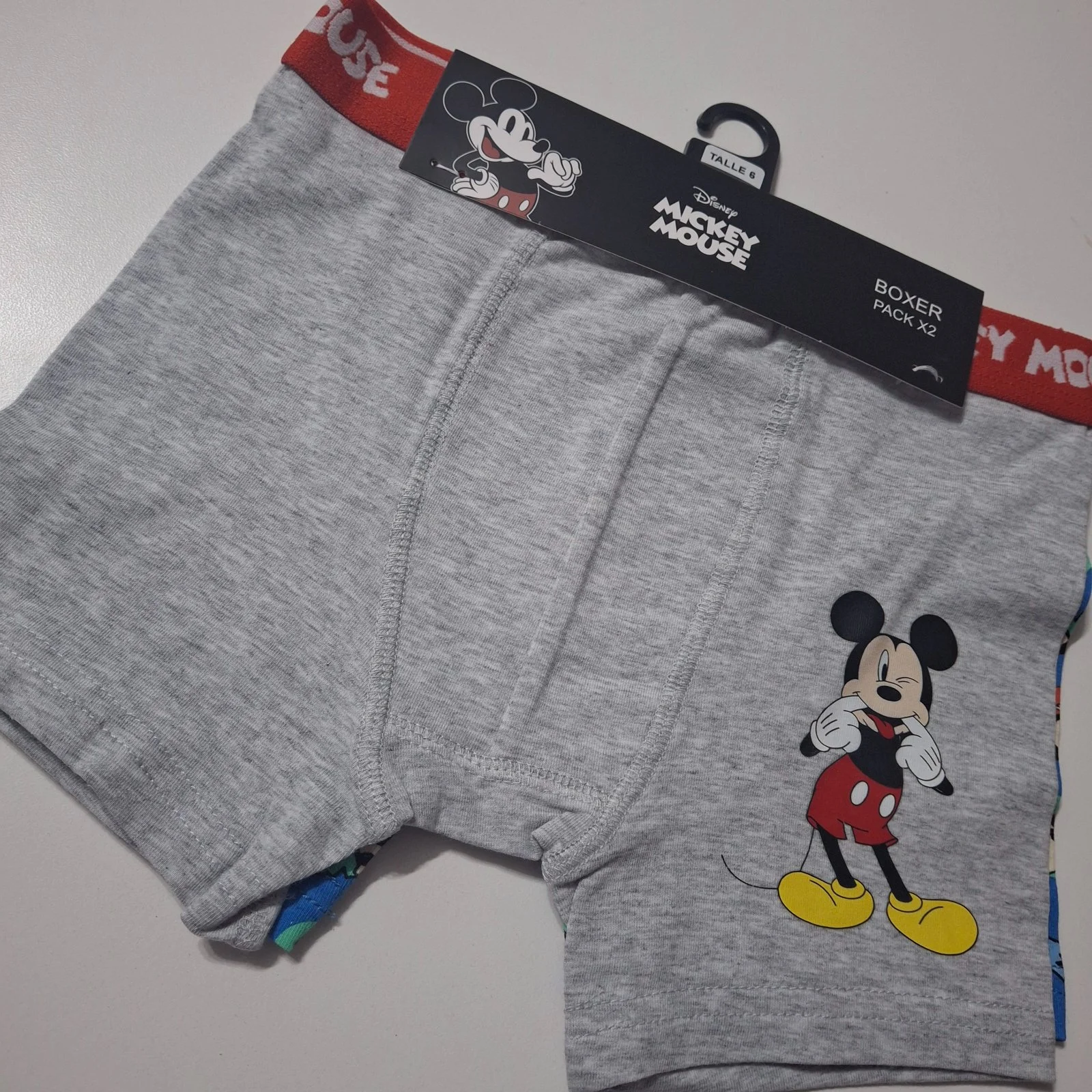 Boxer de algodón Disney Mickey pack ×2