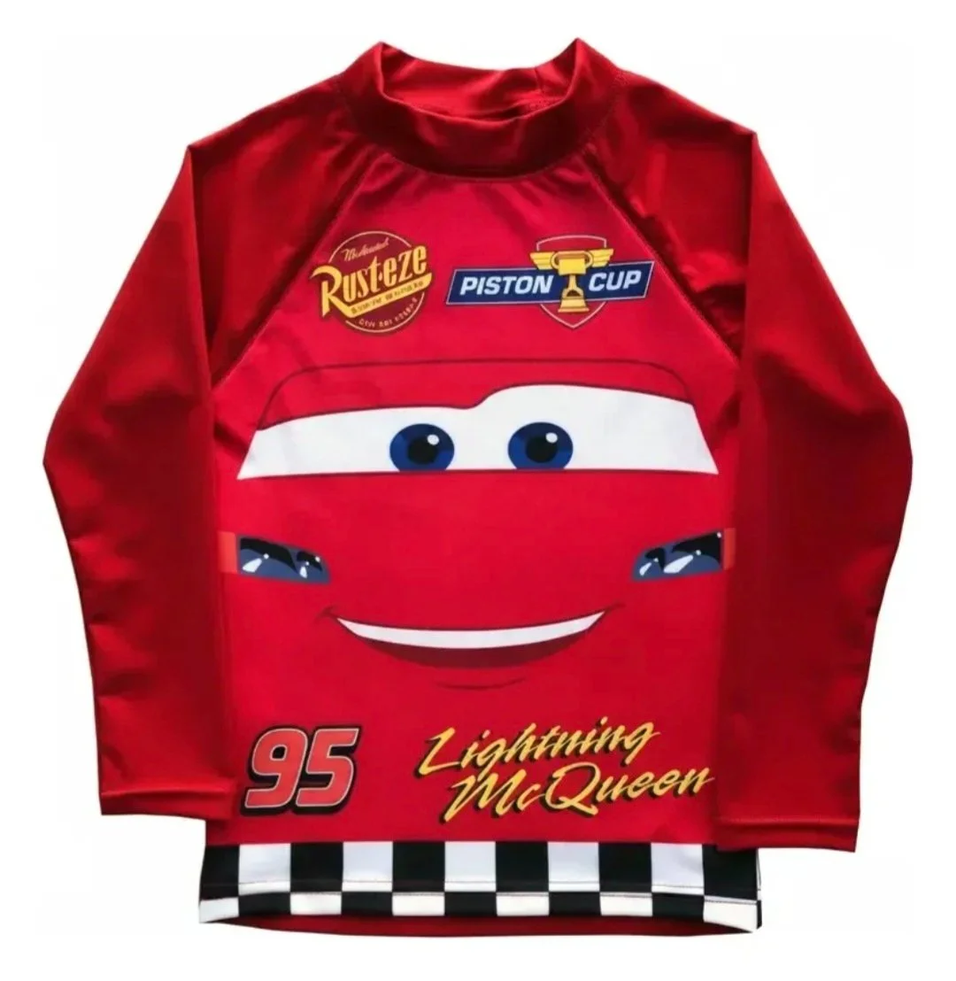 Camiseta UV50 Rayo McQueen — licencia oficial